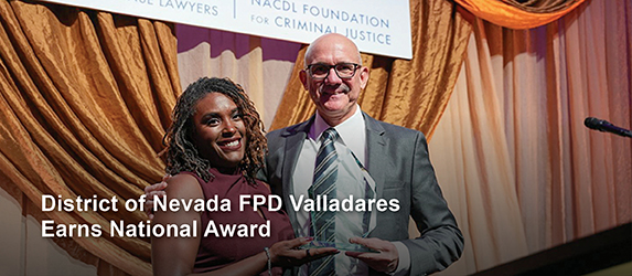 District of Nevada FPD Valladares Earns National Award